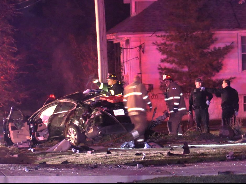 Lansing Police investigate a crash in the 18400 block of South Stoney Island Avenue   