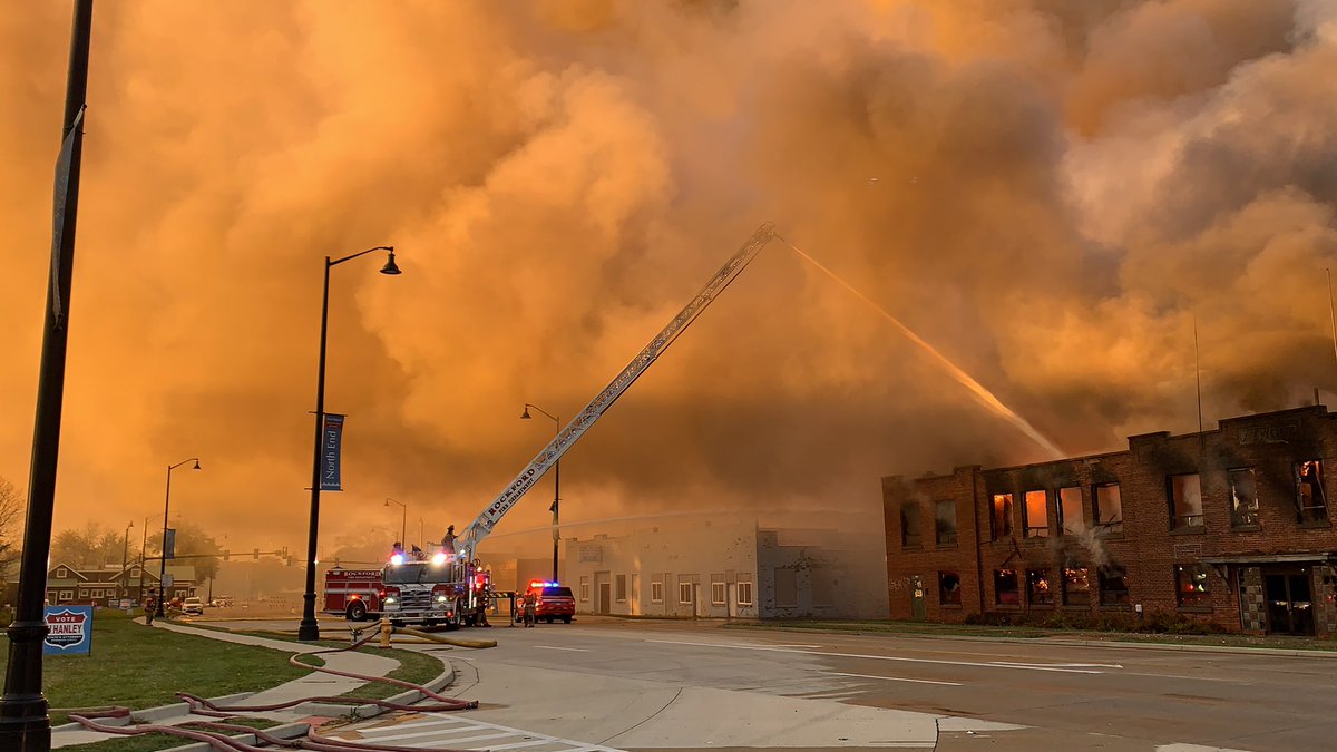 Rockford, Illinois fire at 2500 North Main Street Rockford, Illinois