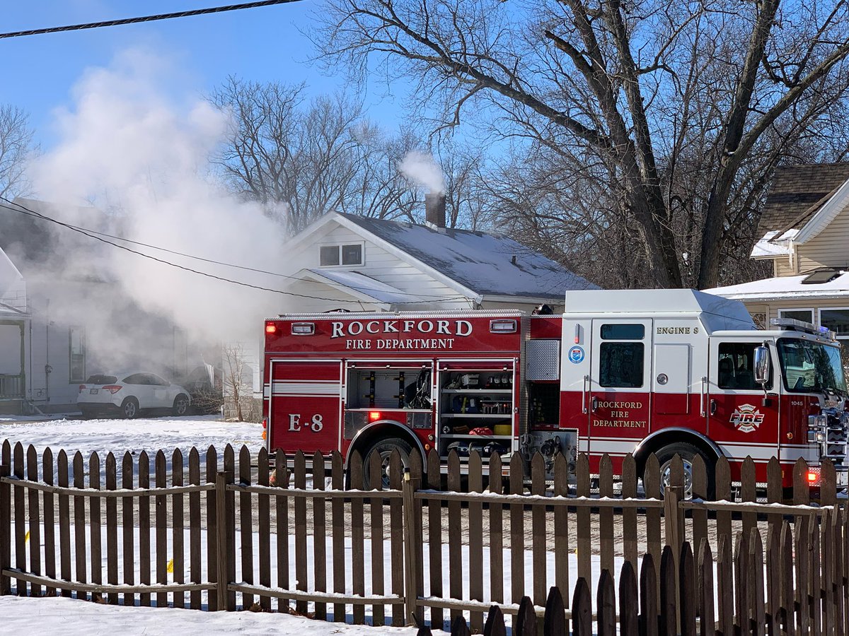 .@RockfordFire is on scene of a working structure fire at 1900 Latham Street