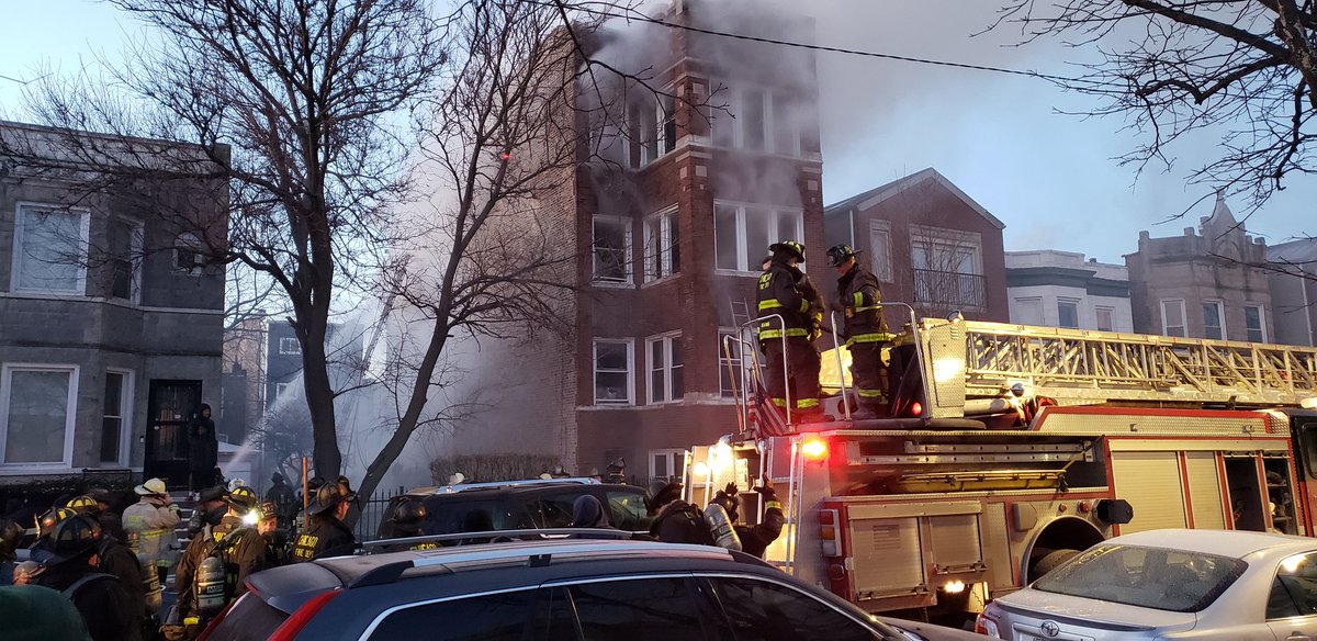 3600 block of W Lexington: 2-11 Alarm, EMS Plan 1, Mayday. The Mayday response is secured; all members accounted for; EMS Plan 1 is secured, 1 female patient 60s transported stable to County. 2-11 response still in place