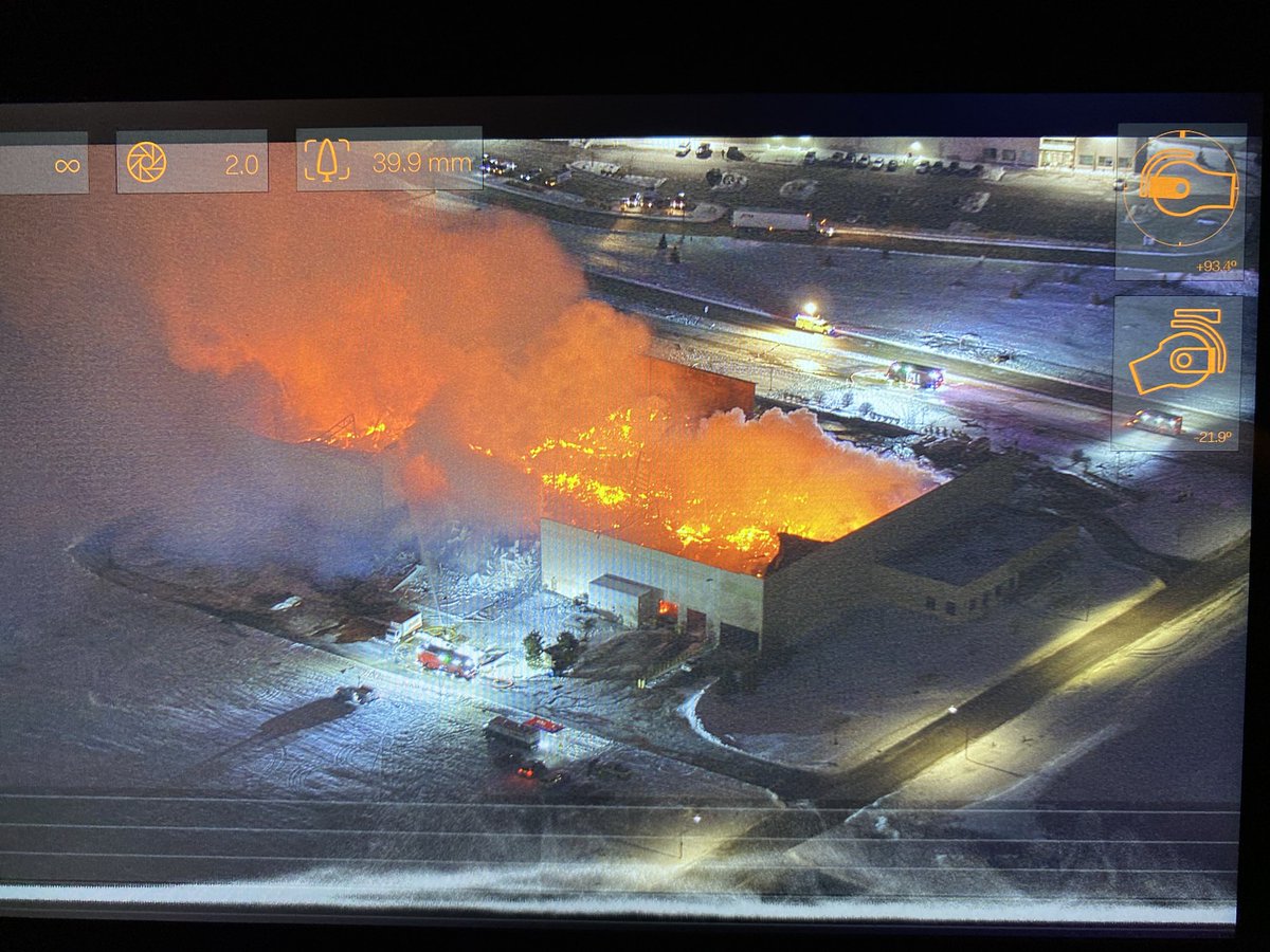 This Bartlett warehouse fire has been going since 9:45 yesterday morning and it doesn't look like it will let up anytime soon