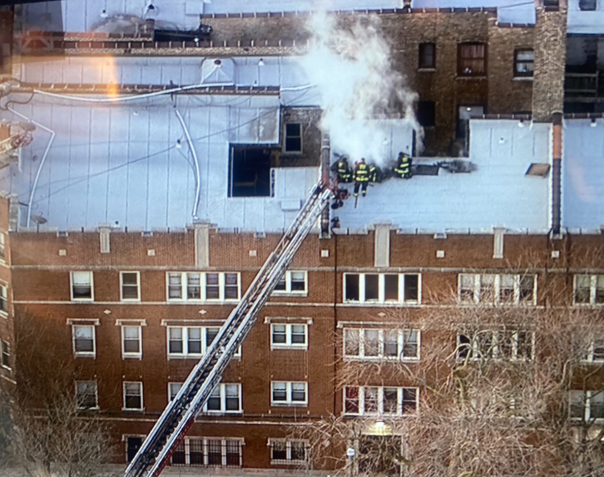 AuburnGresham - Crews working on an apartment fire at 78th & Laflin