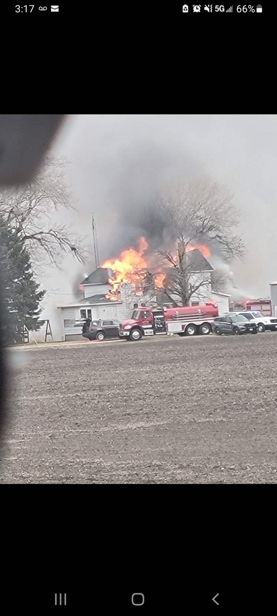 FIRE IN SEWARD: 23 News is on the scene of a large structure fire in Seward, Ill.