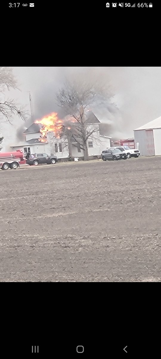 FIRE IN SEWARD: 23 News is on the scene of a large structure fire in Seward, Ill.