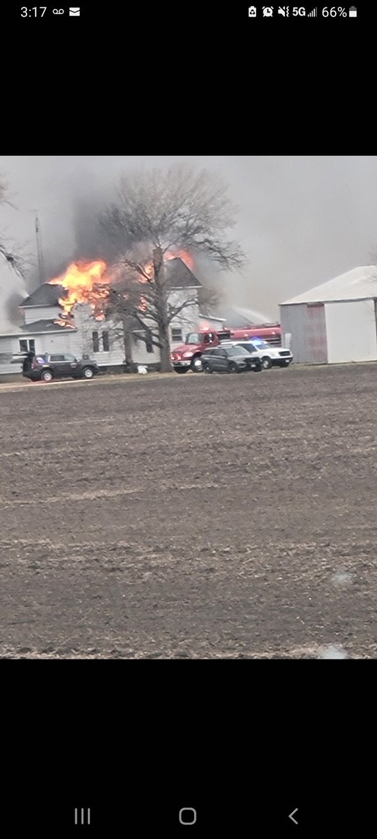 FIRE IN SEWARD: 23 News is on the scene of a large structure fire in Seward, Ill.