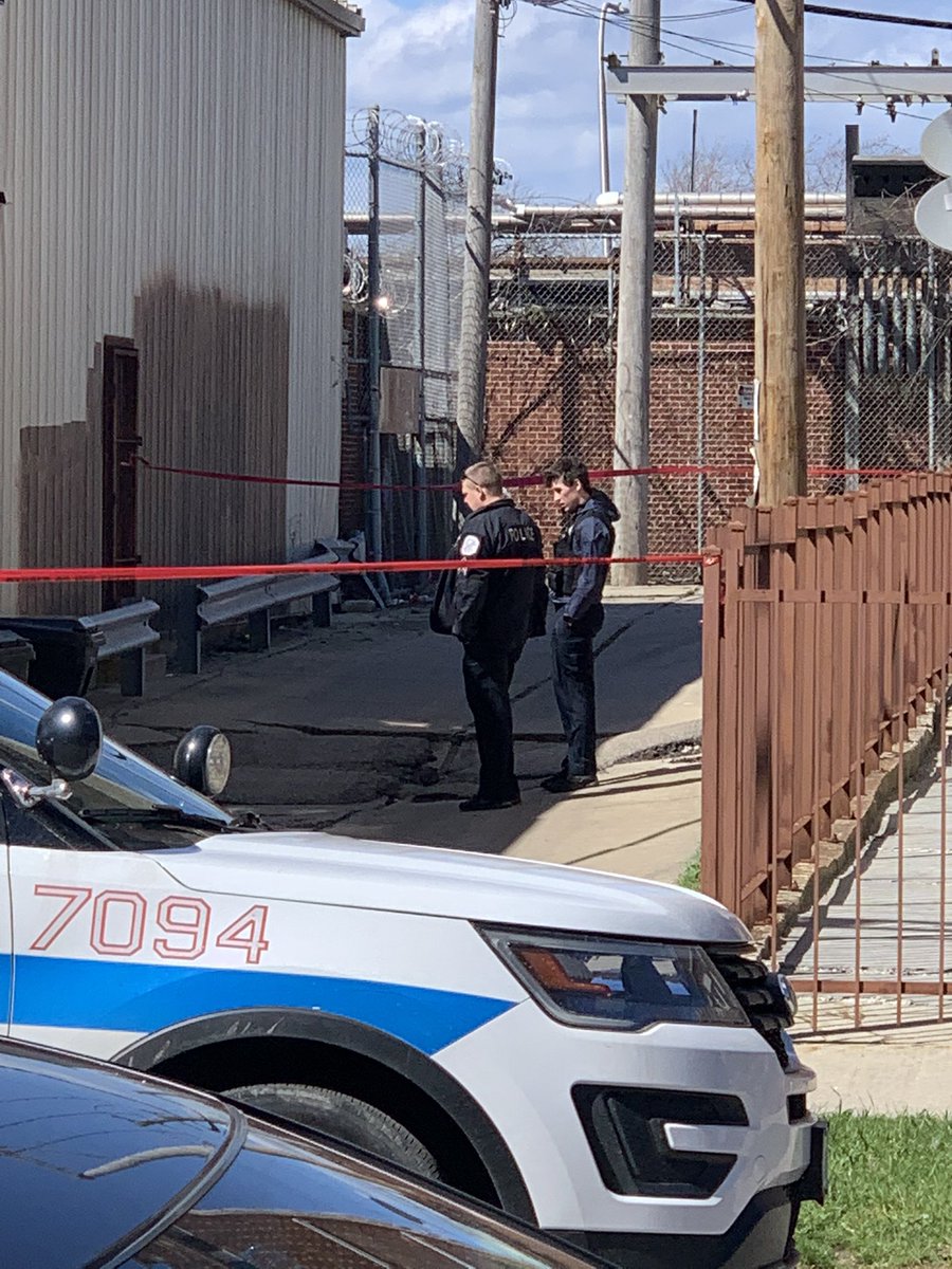 April 14, 2022. Chicago police investigate a homicide of a teen in the 3600 block of West Flournoy, Homan Square neighborhood, West Side. The 14-year-old was found lying in an alleyway with a gunshot to his head