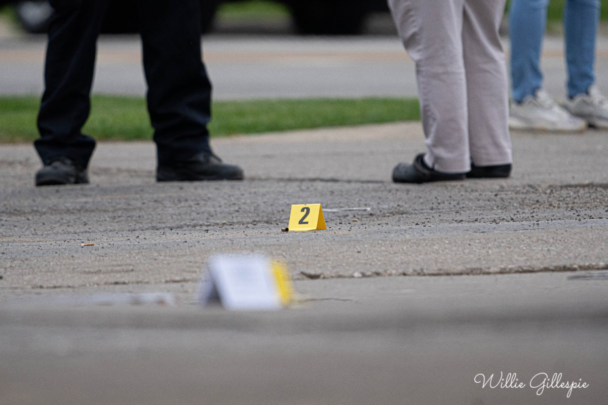 A 14-year-old boy was shot and killed during an exchange of gunfire at 10th St. and Jackson St. in North Chicago this afternoon. 3 suspects are in custody after later crashing the vehicle in which the shooters fled. 