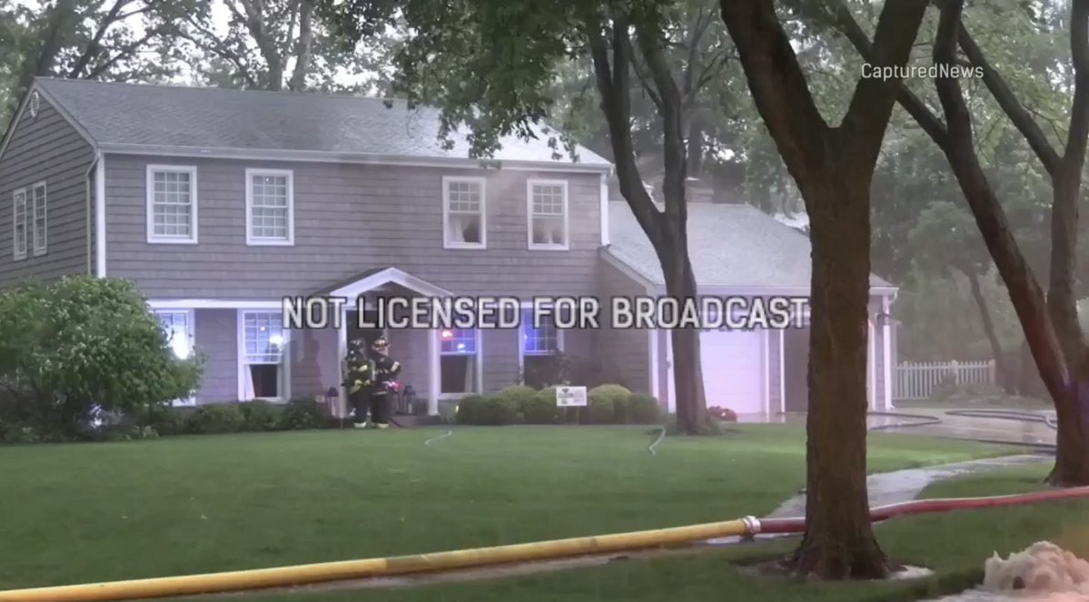 At approximately 6:30 pm, the Northbrook Fire Department and other mutual aid departments responded to a structure fire on the 2100 block of Evert Court. It was believed this fire was caused due to a lightning strike.  