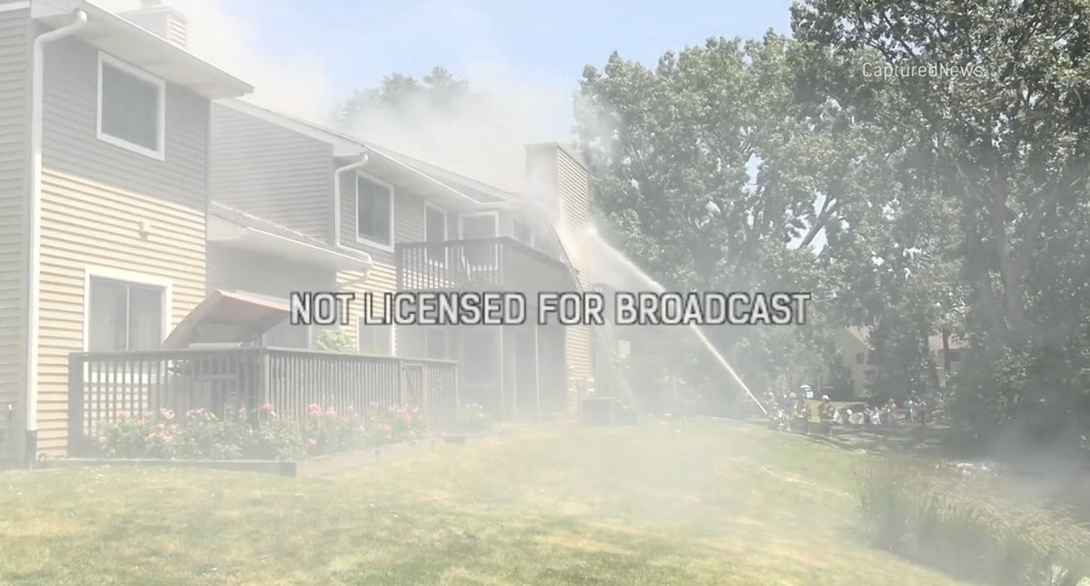 At approximately 11:45 am, the BuffaloGrove Fire Department and other mutual aid departments responded to a second alarm fire on the 900 block of Pine Tree Circle South. Crews arrived on the scene and had heavy smoke and fire. Now on @CapturedNews 