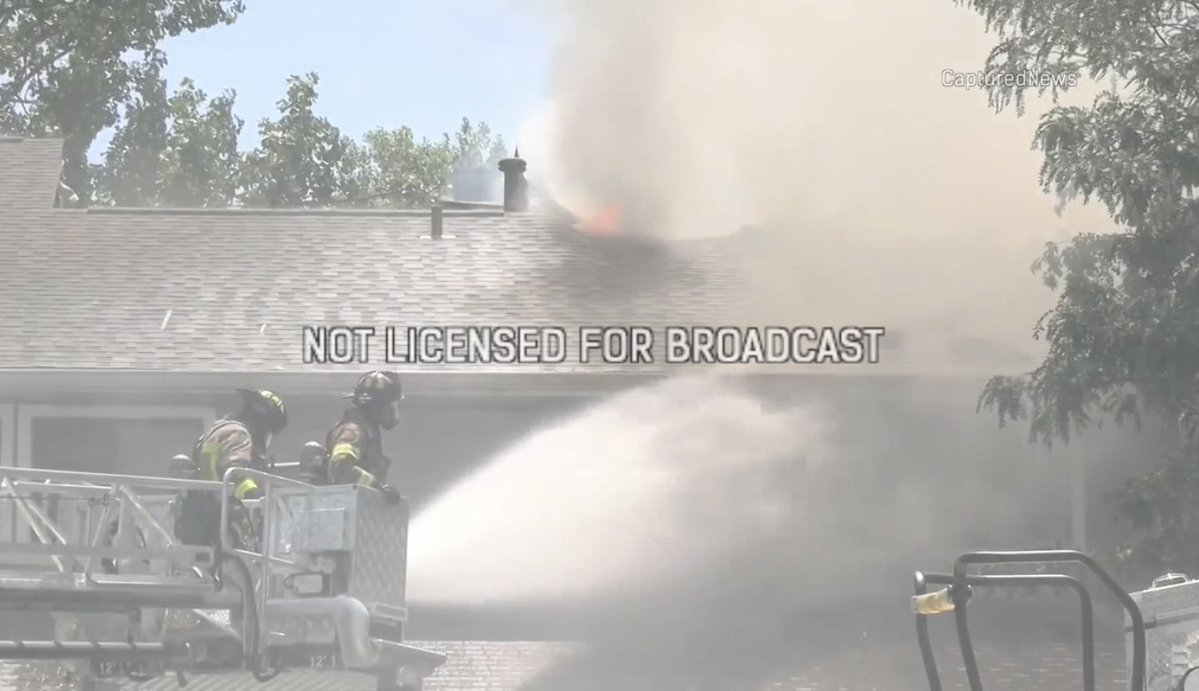 At approximately 11:45 am, the BuffaloGrove Fire Department and other mutual aid departments responded to a second alarm fire on the 900 block of Pine Tree Circle South. Crews arrived on the scene and had heavy smoke and fire. Now on @CapturedNews 