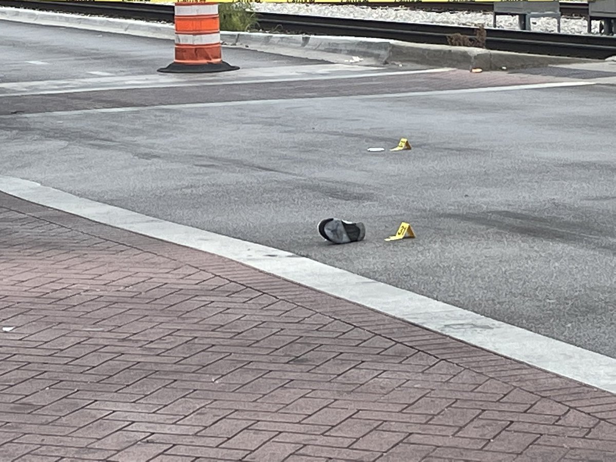 CPD are investigating a deadly hit-and-run incident near 71st and Jeffrey in the South Shore neighborhood. 3 men were killed. More than 4 dozen markers fill Jeffrey, including shoes and pieces of a vehicle