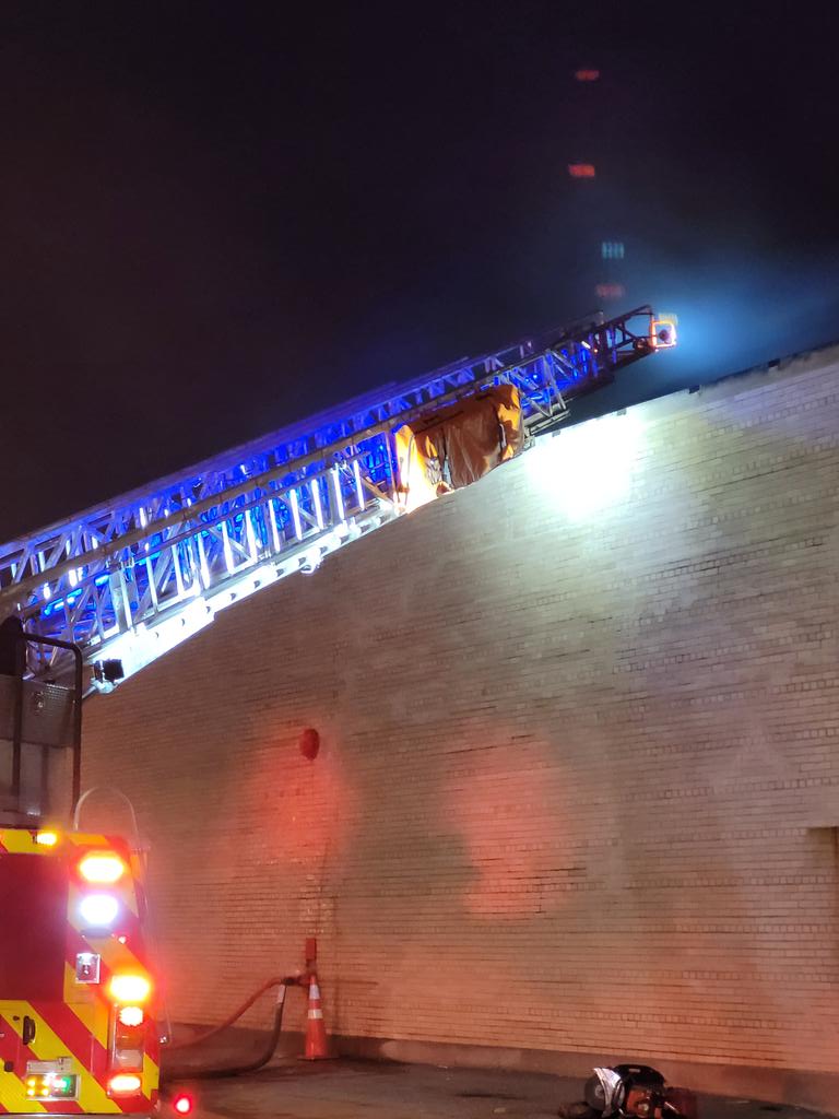 Chicago Fire Department responded to a fire at factory .The working fire that escalated  to a still and box then a mayday ,211 that was secured 00:31 hours. 1 male ff with minor injuries transported to stroger hospital