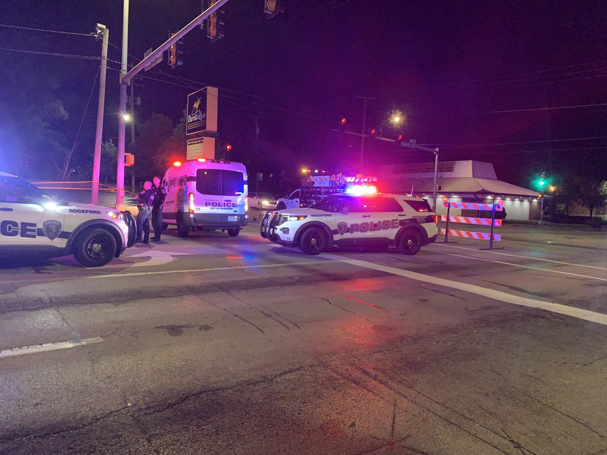 HAPPENING @RockfordPD said at least one person fights for their life Thursday night after they were hit by a car near Auburn Street and Rockton Avenue. Investigators blocked off eastbound lanes, so drivers traveling in the area should reroute