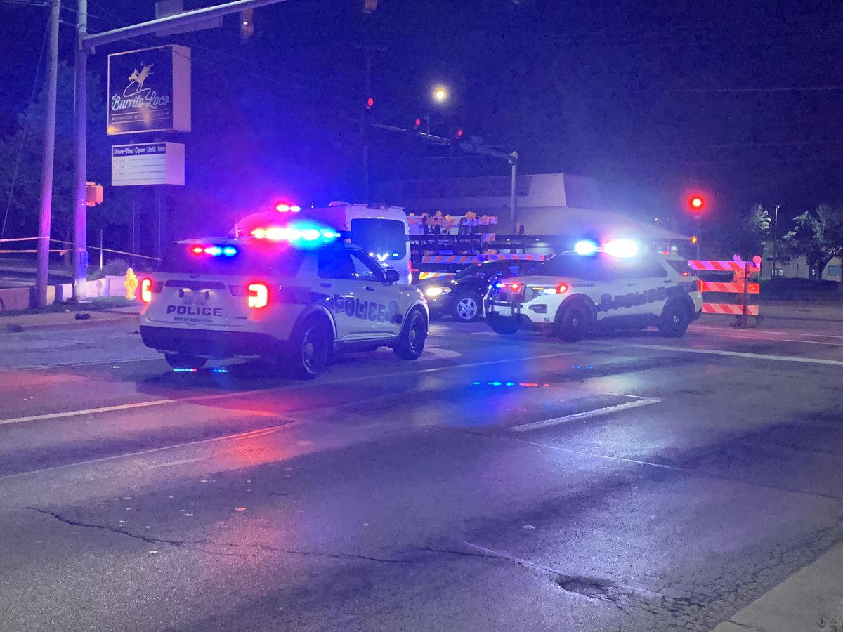 HAPPENING @RockfordPD said at least one person fights for their life Thursday night after they were hit by a car near Auburn Street and Rockton Avenue. Investigators blocked off eastbound lanes, so drivers traveling in the area should reroute