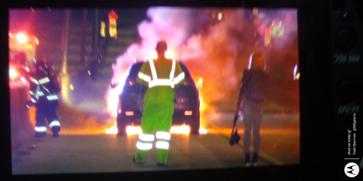 Roberts Park & North Palos Fire Car Fire NB I-294 @ mm18 inside shoulder. All lanes now open  