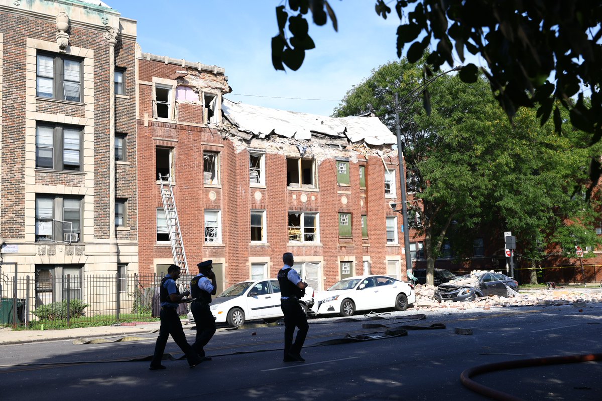 At least six people were injured when an explosion ripped through the top floor of an apartment building in Austin Tuesday morning. 