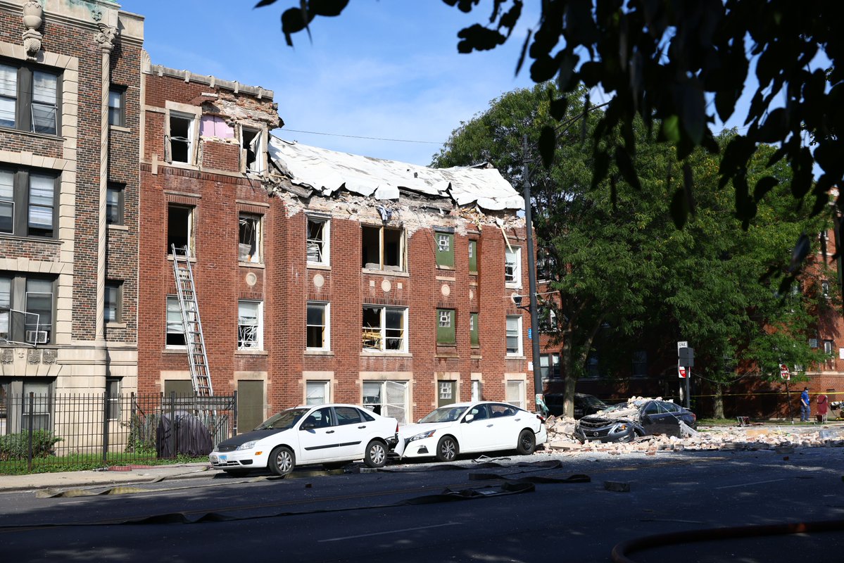 At least six people were injured when an explosion ripped through the top floor of an apartment building in Austin Tuesday morning. 