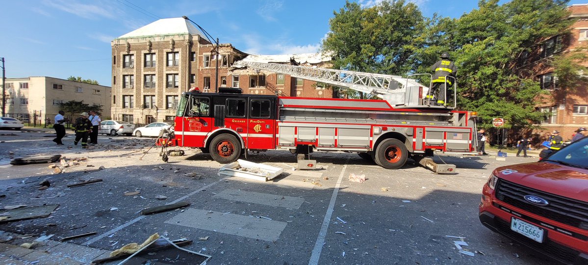 There was an explosion at Central & West End. Adjacent building is being evacuated. There are a number of transports.  to follow with transport info. No further info at this time