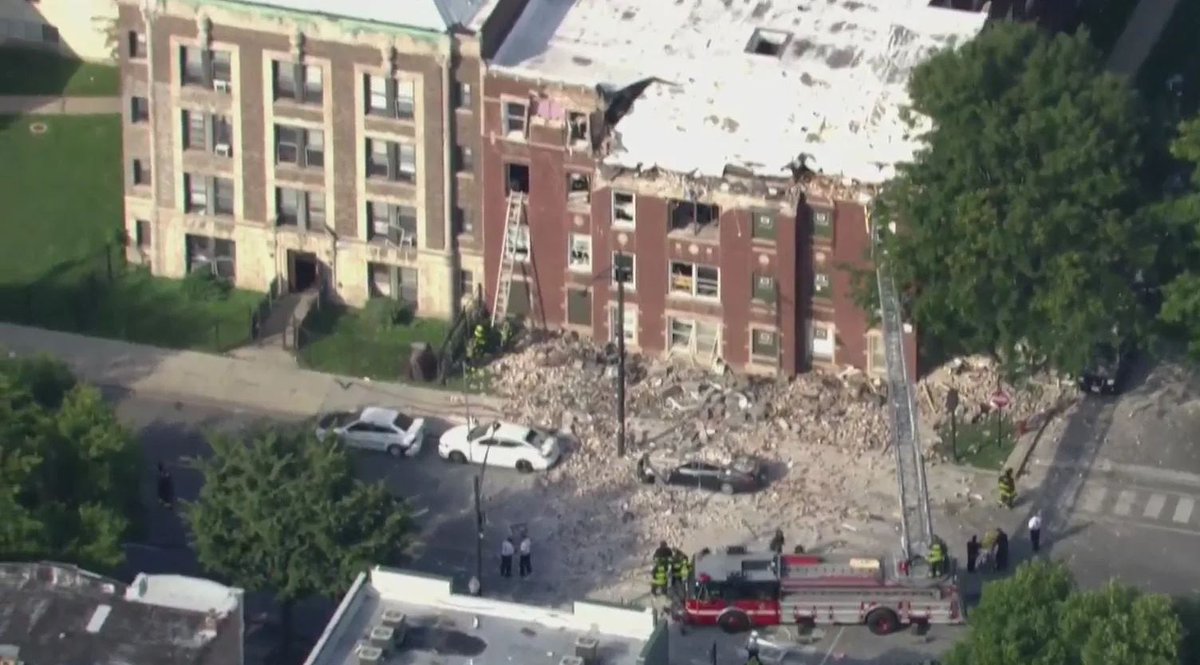 SkyCam 9 is over South Austin where police, ambulances are responding to reports of a building explosion