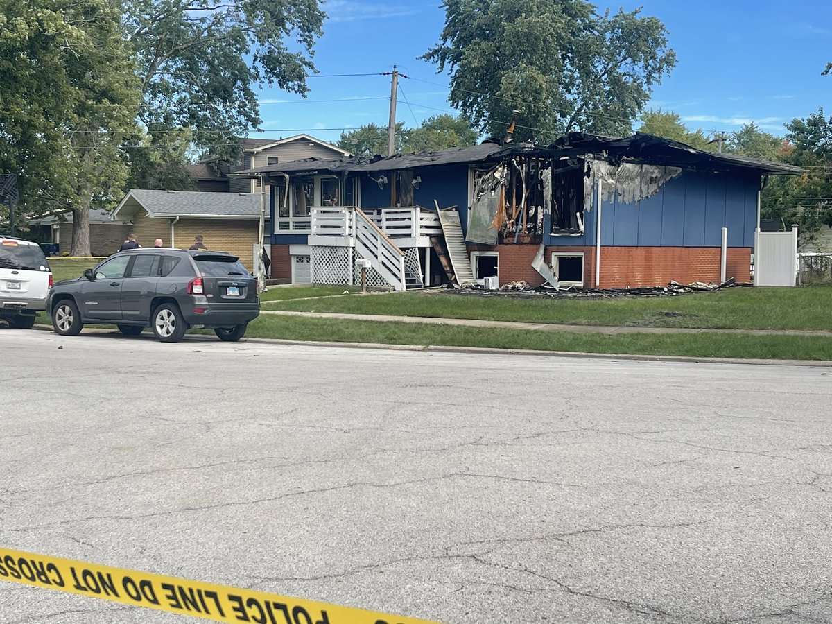 The Cook County Medical Examiner tells us least four people are dead from a shooting & fire in Oak Forest.   Neighbors tell they saw a man shooting his family members outside before barricading himself inside as the house then lit on fire