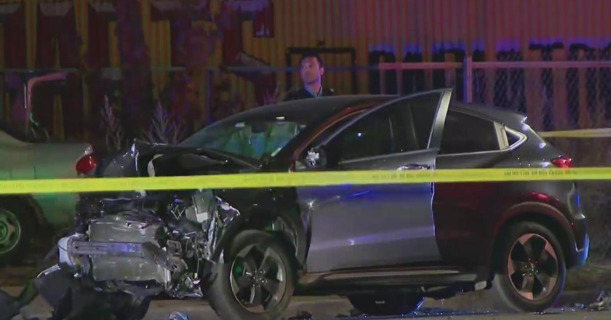 4 people arrested after crime spree ends with deadly crash