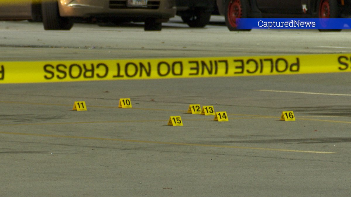 LANSING, IL: Police are on scene investigating a fatal shooting in the parking lot of Planet Fitness. Illinois State Police CSI on scene. Multiple evidence markers.