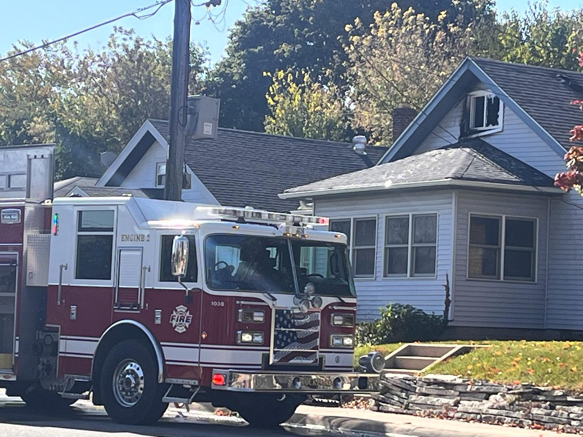 Fire crews are in the 1400 block of 20th Street in Rockford in response to a fire that, authorities say, started in the upper level of a house