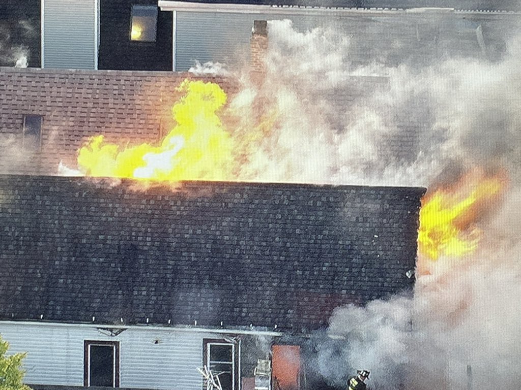 A 2-11 alarm fire is burning in several homes in the 2400 block of N. Washtenaw in Logan Square. 