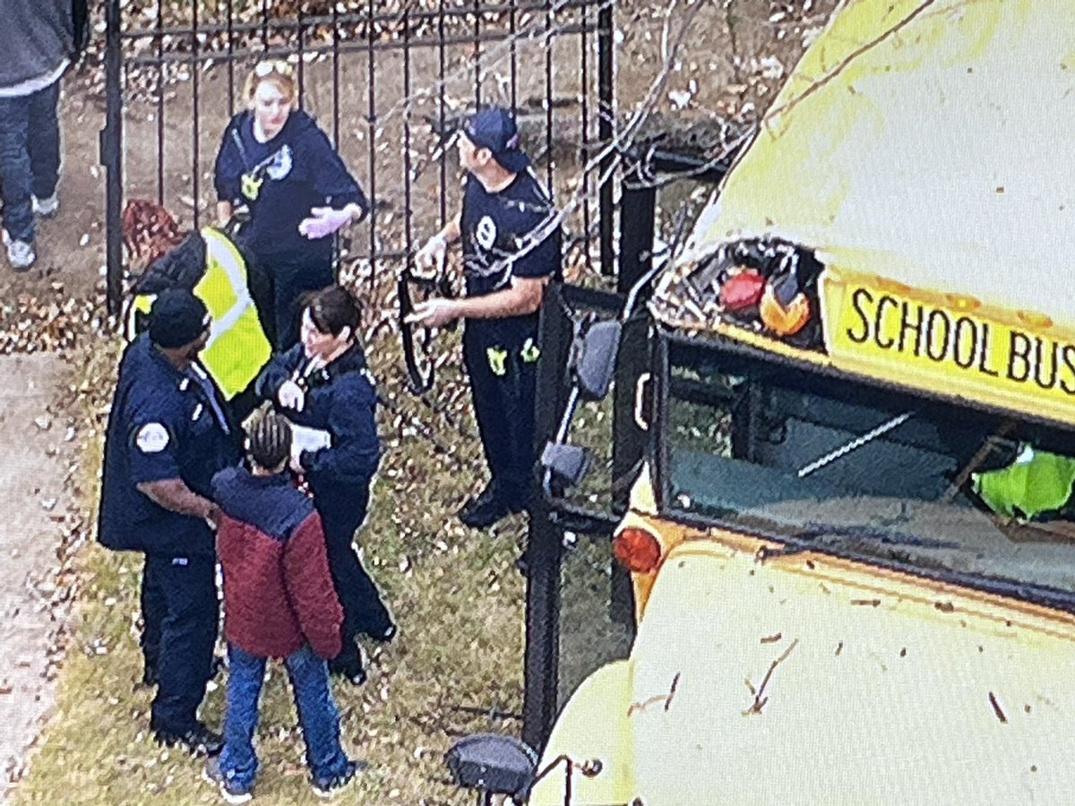 Trouble in Auburn Gresham after a school bus & car crashed at 87th and S. Eggleston. CFD medics are on scene checking for injuries. The bus ended up in a yard, the car hit a tree close by. 