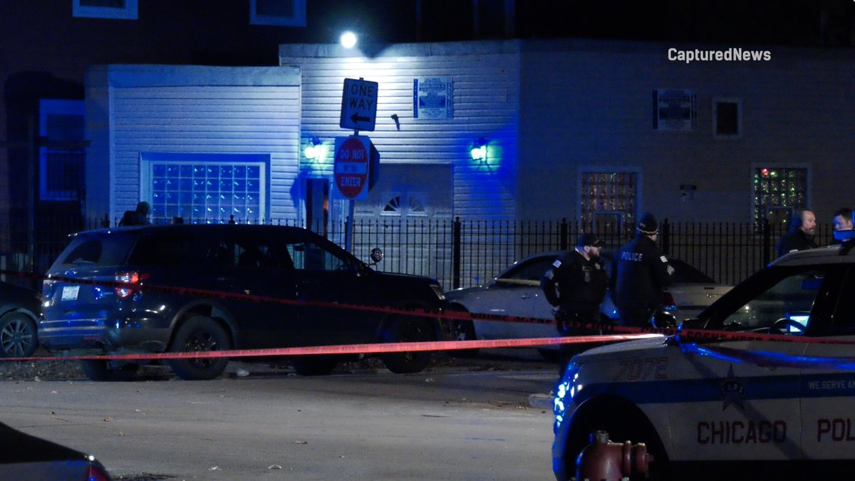 Two people were killed and one was injured when shots were fired at a group standing on the sidewalk near Augusta and Mayfield in the Austin neighborhood, according to Chicago Police.