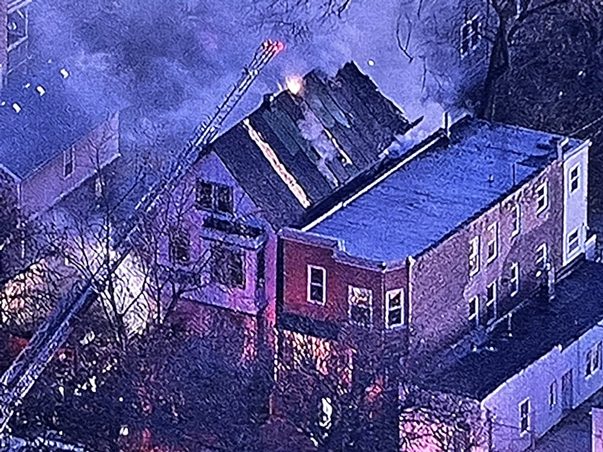 A 2-11 alarm fire & EMS Plan 1 at 1813 N. Sawyer in Humboldt Park. Reportedly, a mayday was called, then secured, during fire suppression efforts. Companies are in defensive mode and 1 firefighter has been injured. 