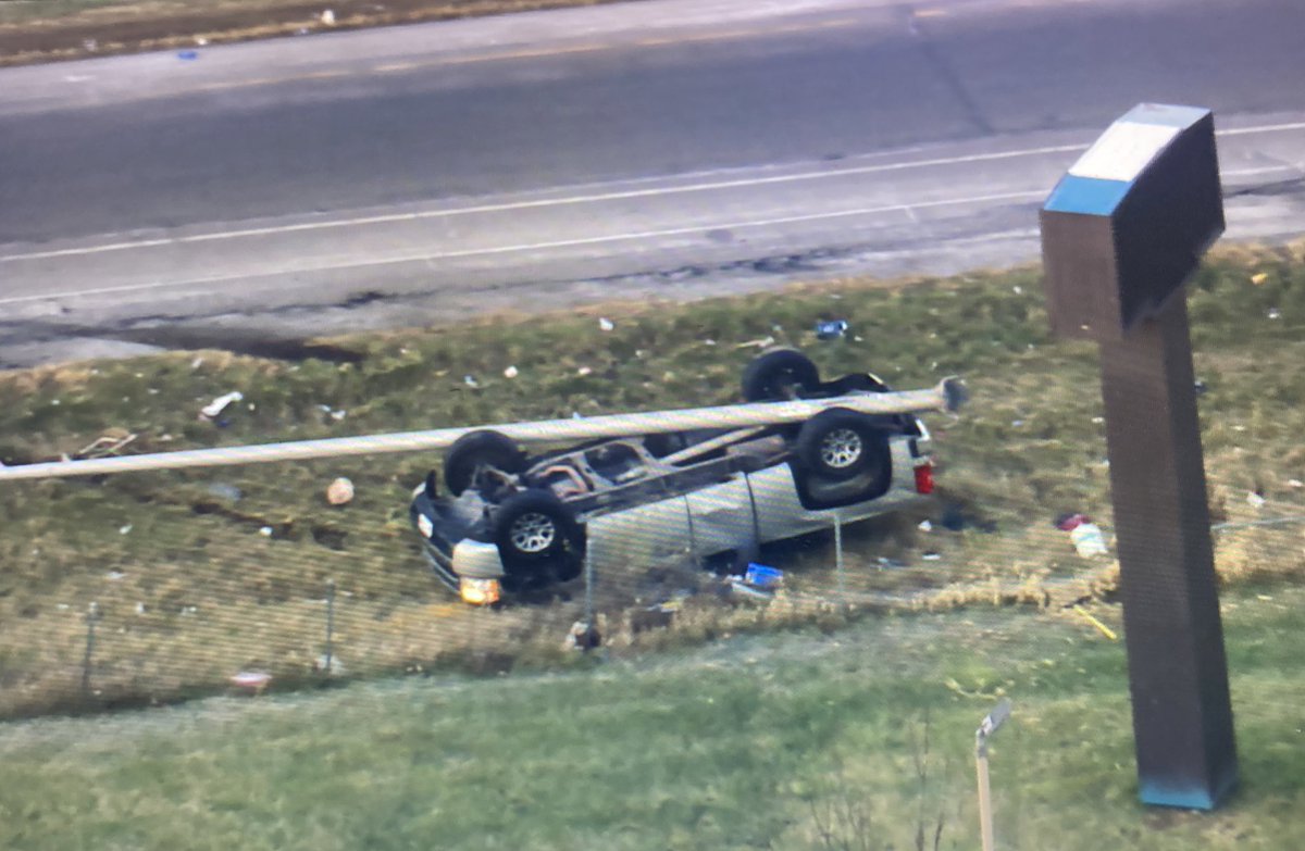 2 crashes pretty close together causing some delays. 1st crash partially blocks the intersection of US 30 & Cicero. The other involves a rollover car with a light pole that landed on top of it blocking the entrance ramp from WB US 30 to NB I-57