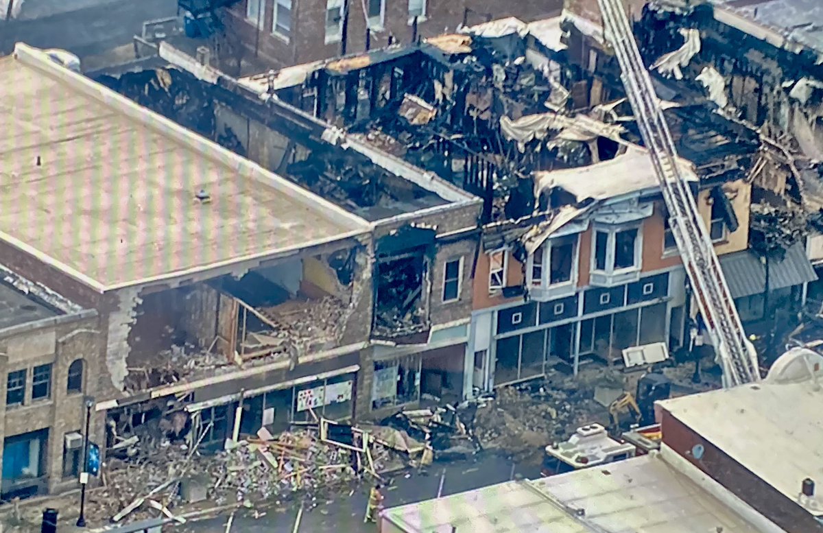 Mendota - a 3 alarm fire last night destroyed almost an entire block of downtown along Illinois Ave between Washington & Jefferson. Fortunately no one was injured including several animals rescued from UJ Pets. Crews are starting demolition and cleanup