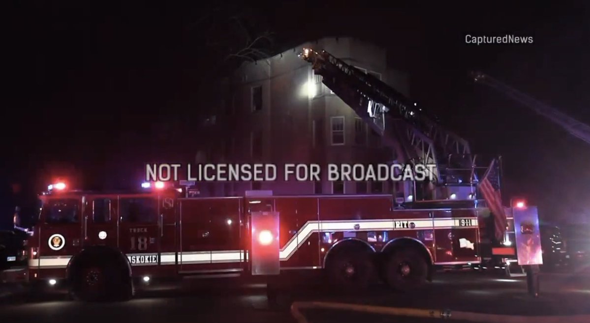 At approximately 12:10am, the Skokie Fire Department and other mutual aid departments responded to a MABAS Box Alarm Fire on the 8300 block of Kilpatrick Avenue. The fire was upgraded to a box after reports of people trapped 