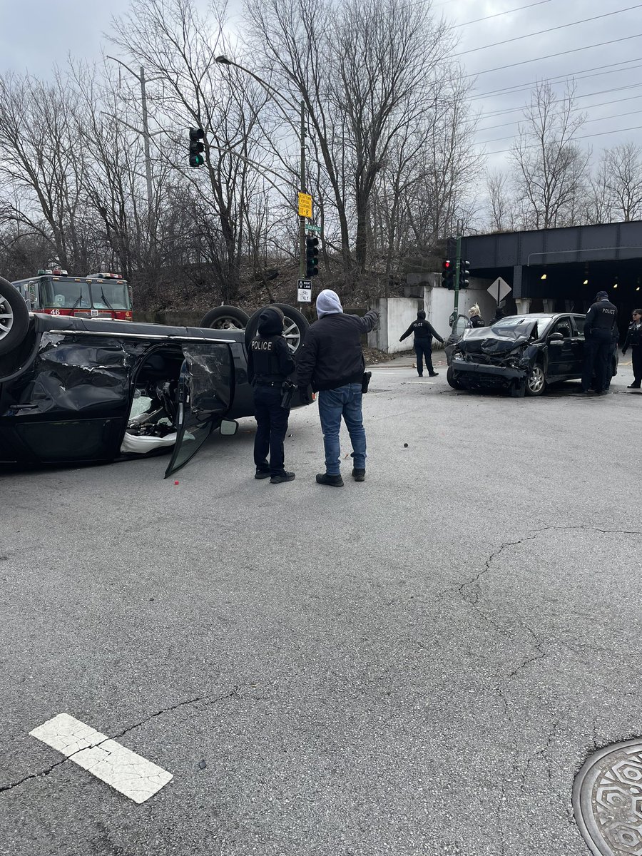 Four injured as car runs red light hits another south Chicago and  Colfax. No life threatening.  Traffic signals are NOT a suggestion.  Running a red light has bad consequences