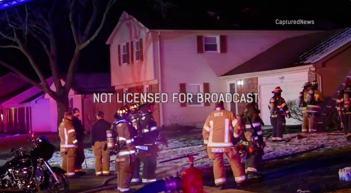 At approximately 8:30pm, the BuffaloGrove Fire Department and other mutual aid departments responded to a house fire on the 600 block of Checker Dr. Crews arrived and found flames shooting out of the home. One person was treated for an injury.  