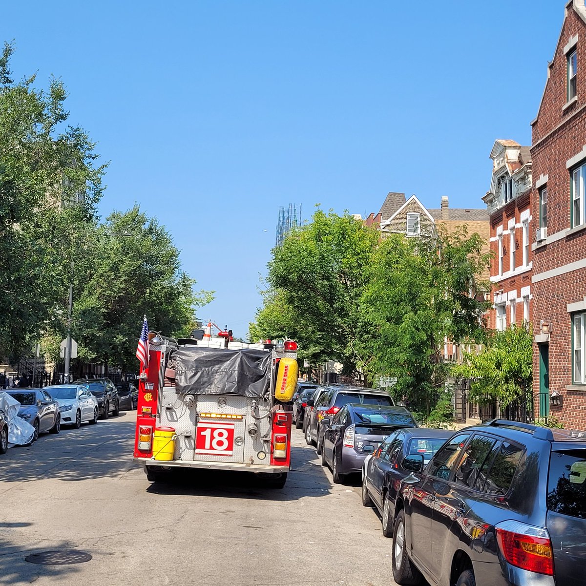 DDC 221, Batt 15, E 18, and  E23 on the 1500 block of 17th Street to pass out smoke detectors and fire safety literature following the unfortunate fire fatality that occurred yesterday evening