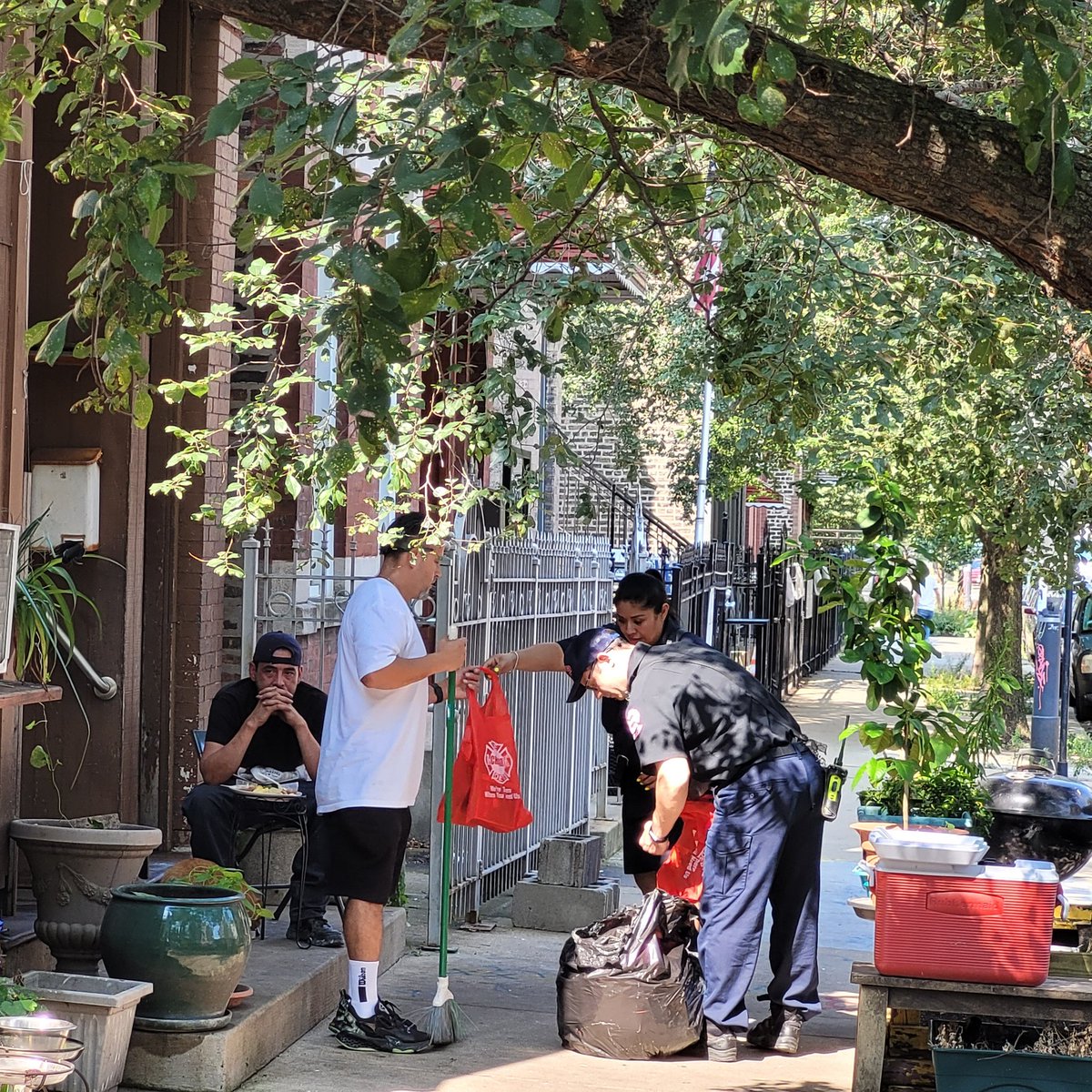 DDC 221, Batt 15, E 18, and  E23 on the 1500 block of 17th Street to pass out smoke detectors and fire safety literature following the unfortunate fire fatality that occurred yesterday evening