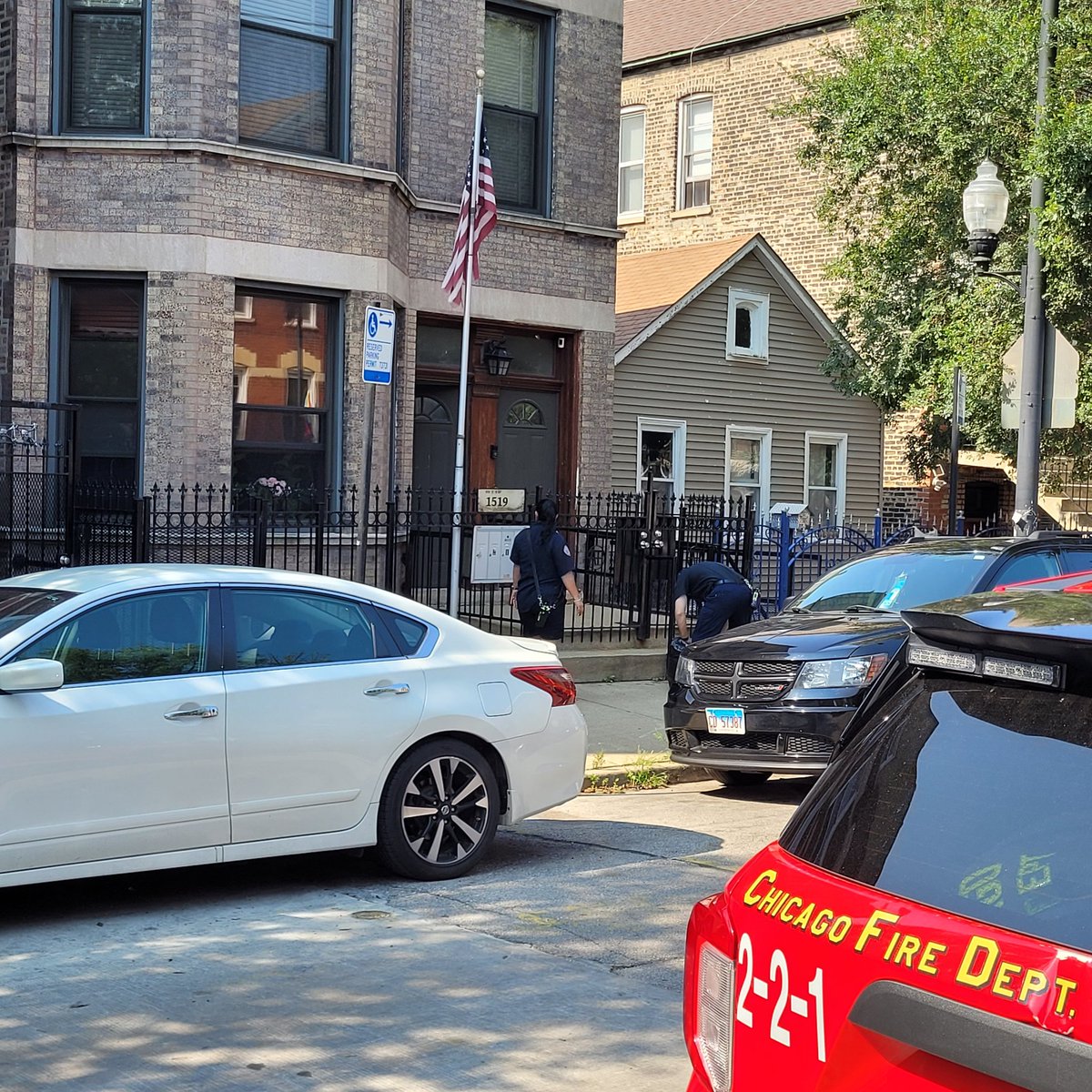 DDC 221, Batt 15, E 18, and  E23 on the 1500 block of 17th Street to pass out smoke detectors and fire safety literature following the unfortunate fire fatality that occurred yesterday evening