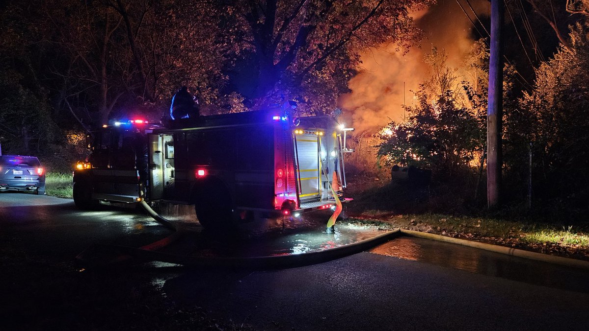 Washington Park Illinois fire department working to extinguish a fully involved house fire at 50th & Rosemont. No injuries have been reported