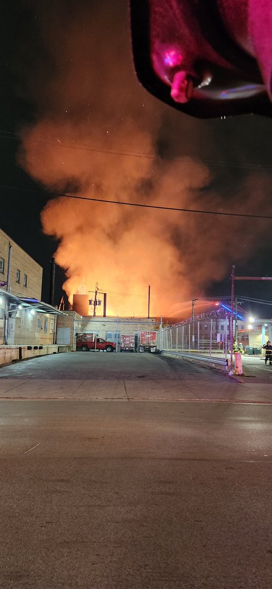 3-11 alarm Ogdan & Pulaski,  building companies defensive, 3 master streams working. No injuries building  is 50x200  three stry commercial