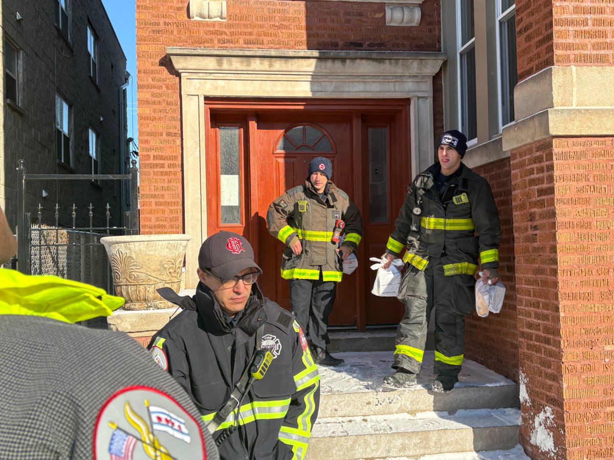 CFD members passed out fire safety information and smoke alarms in the 3300 Block of Polk in the aftermath of a serious apartment fire recently