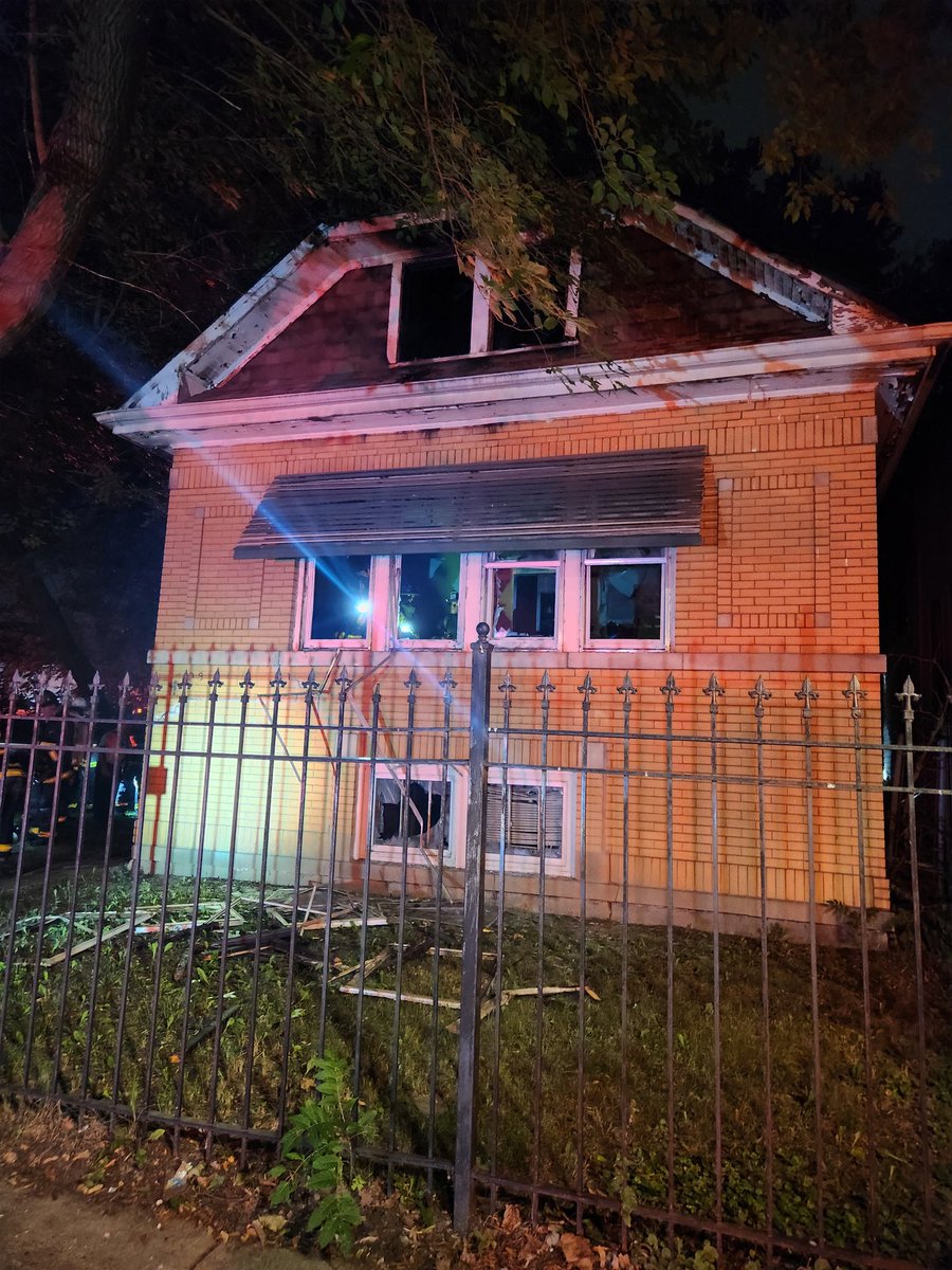 Still & Box EMS Plan 1 for a Mayday @ 1108 N Waller. Fire in a 1 1/2 story residential building. 1 firefighter transported with non life-threatening injuries. Fire is under control, cause is under investigation