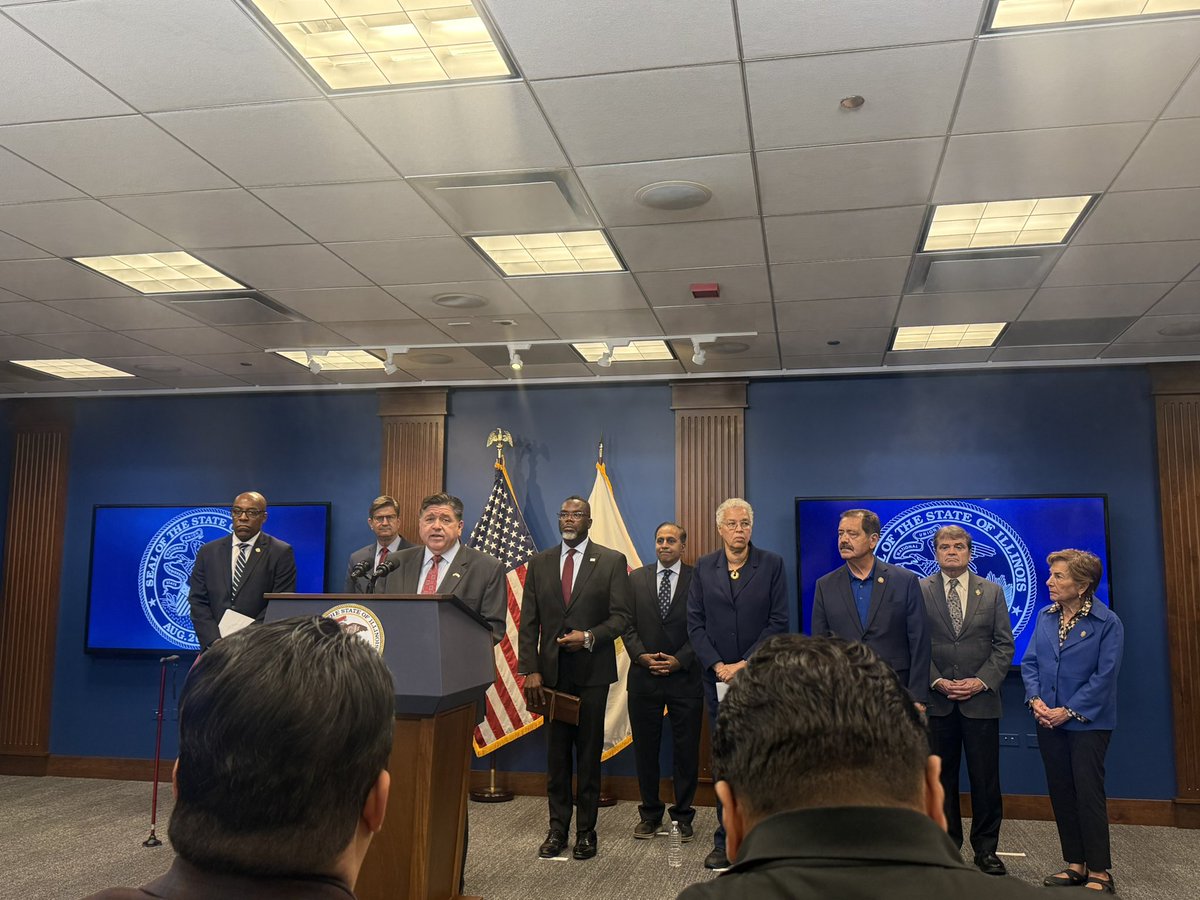 Gov. Pritzker: “The state of Illinois is going to use every lever at our disposal to resist this power grab and get Noem’s thugs the hell out of Chicago. I’m not afraid. I’m not afraid and I won’t back down.”