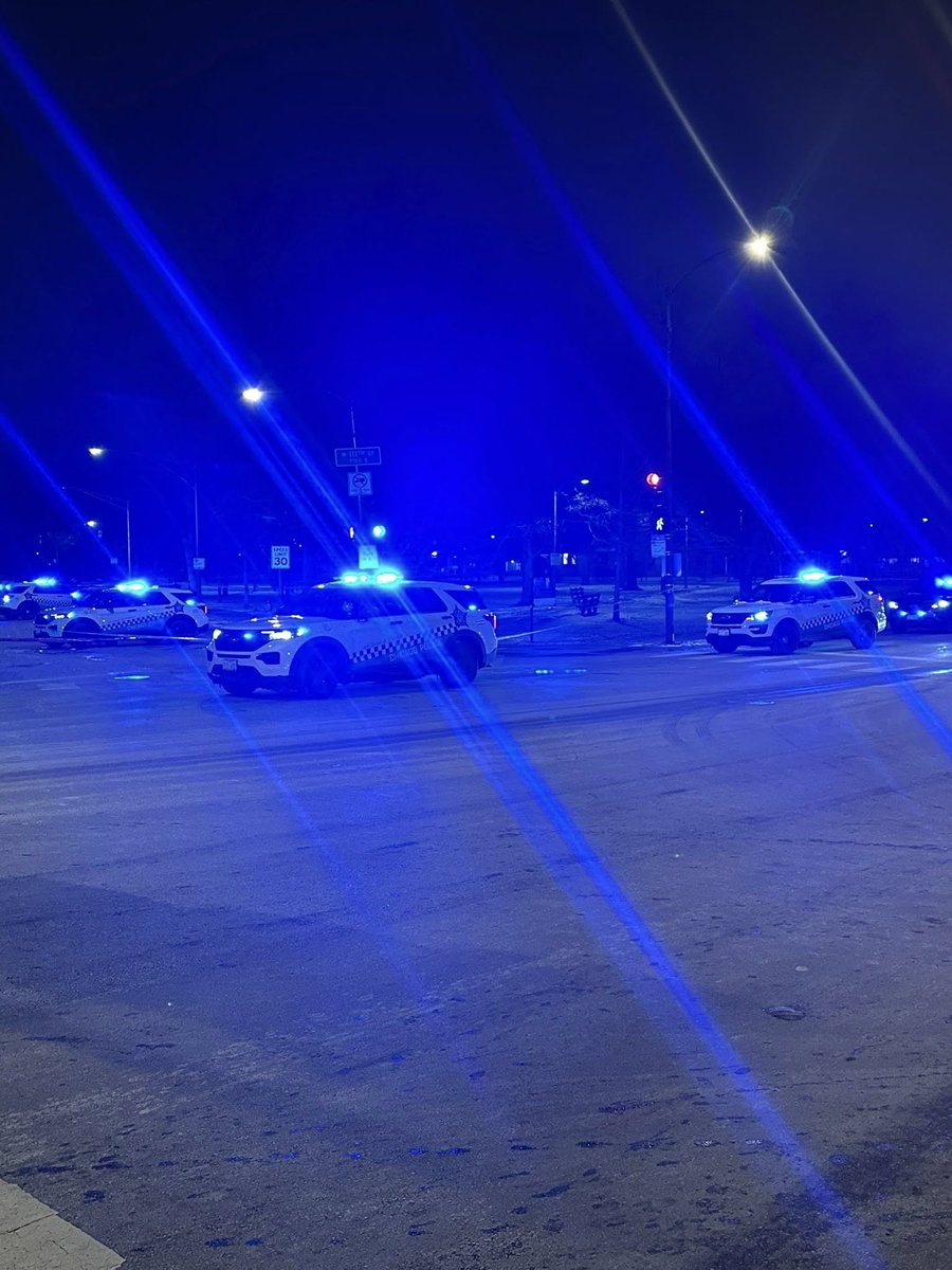 Triple Shooting . Reporting is Two Dead across the street from a Police Station . 11000 block of S. Longwood (CPD saying only one dead) Chicago Police are on scene investigating a deadly triple shooting that left 2 male dead