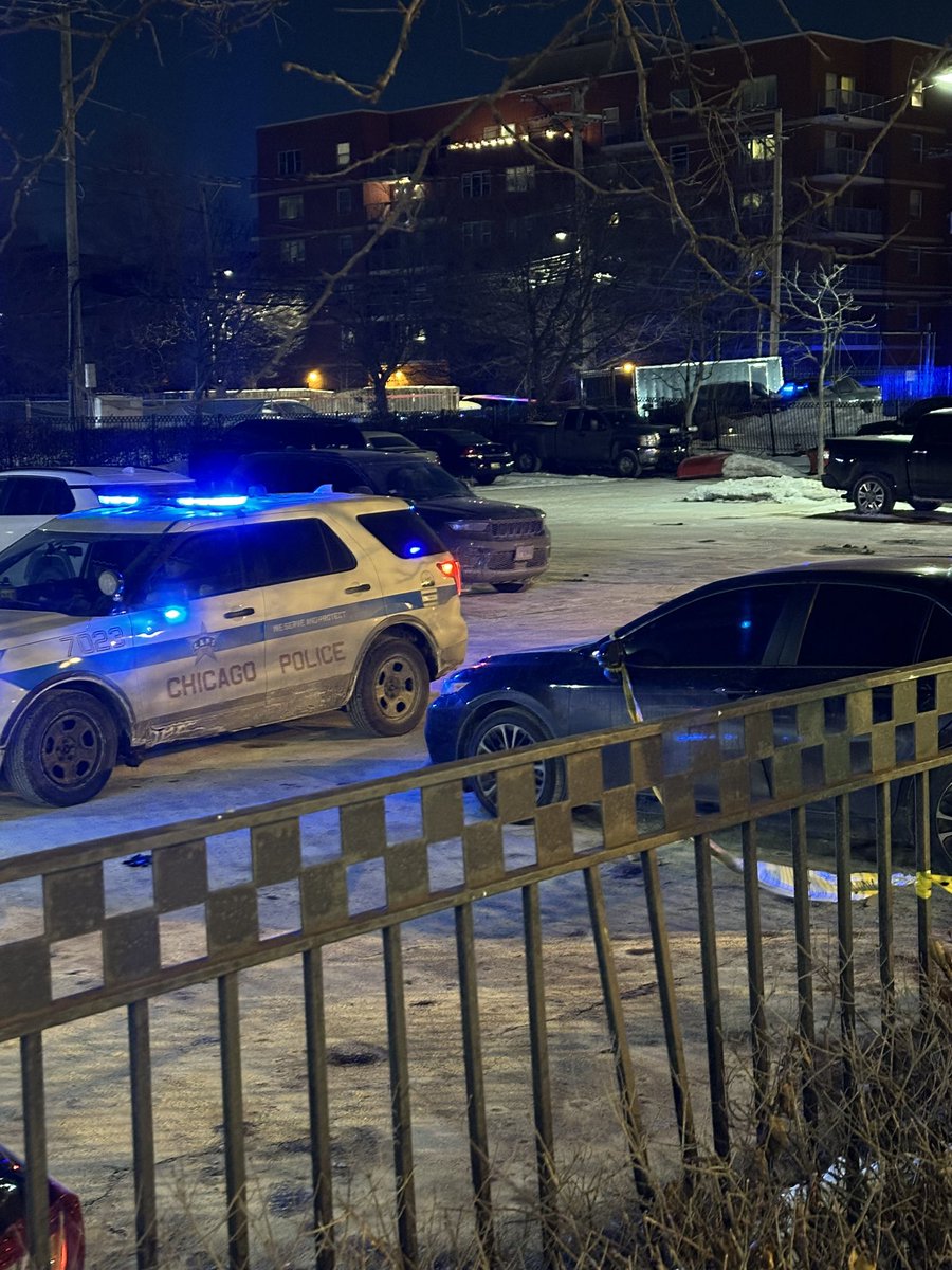 Chicago Police are investigating a shooting that left a male & female wounded in the parking lot of the 15th District Station