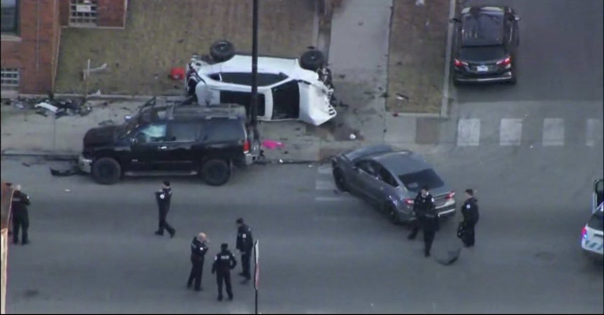 75th & Peoria/76th & Union CPD 10-1  SHOTS FIRED  CHASE/CRASHChicago Police are investigating after a male fired shots at CPD this morning, then crashed after a pursuit. 