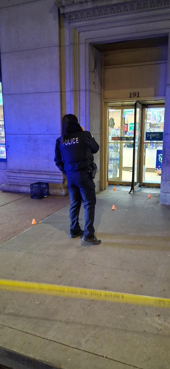 Person Shot Downtown Chicago during St Patty's Day weekend at the 7-Eleven Adams and Wells . shot in the stomach and the back  