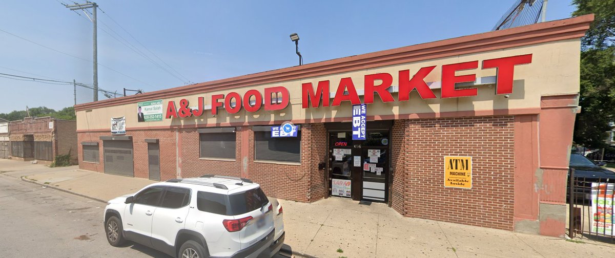 At least 3 people shot at A&J Food Market (342 West 75th Street) in Chicago, IL. Suspect is in the run, and fled on a tinted white Nissan.