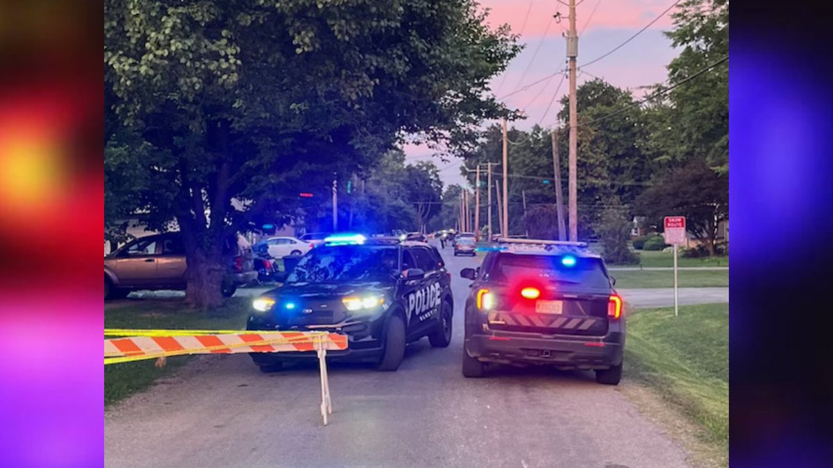 Illinois State Police, Olney PD on scene investigating double homicide in Olney, Illinois